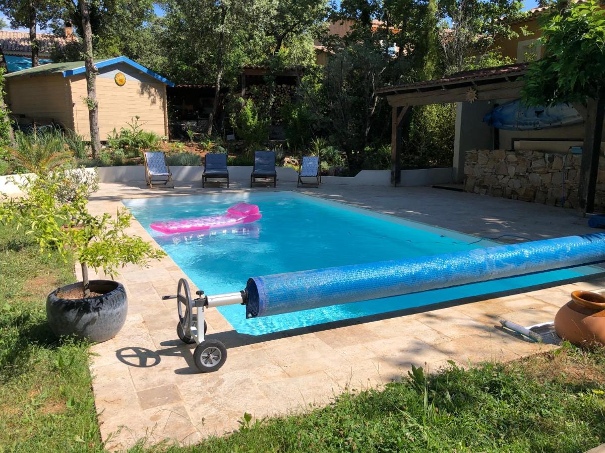 Apartamento Dépendance individuelle Nans-les-Pins Exterior foto