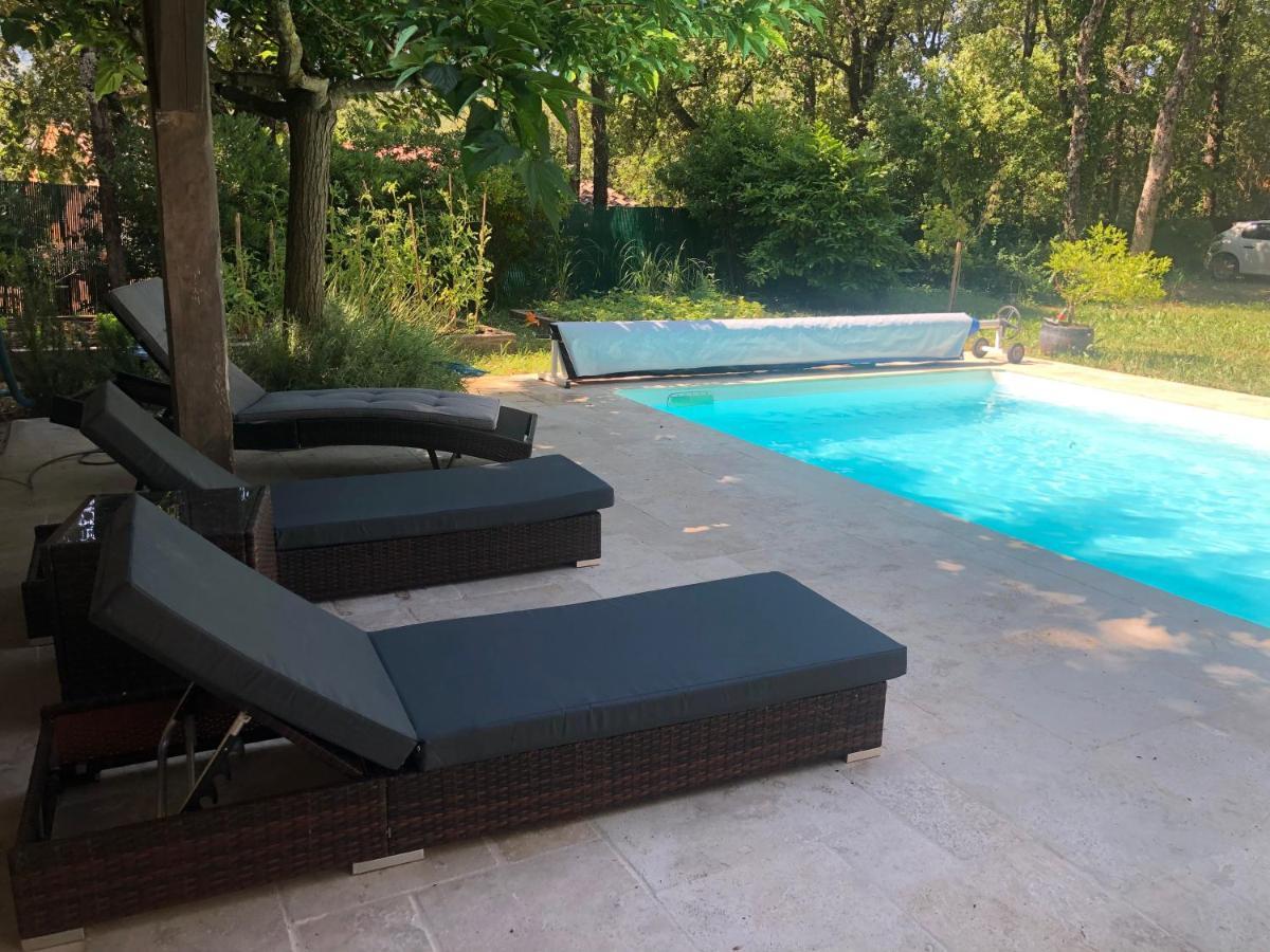 Apartamento Dépendance individuelle Nans-les-Pins Exterior foto