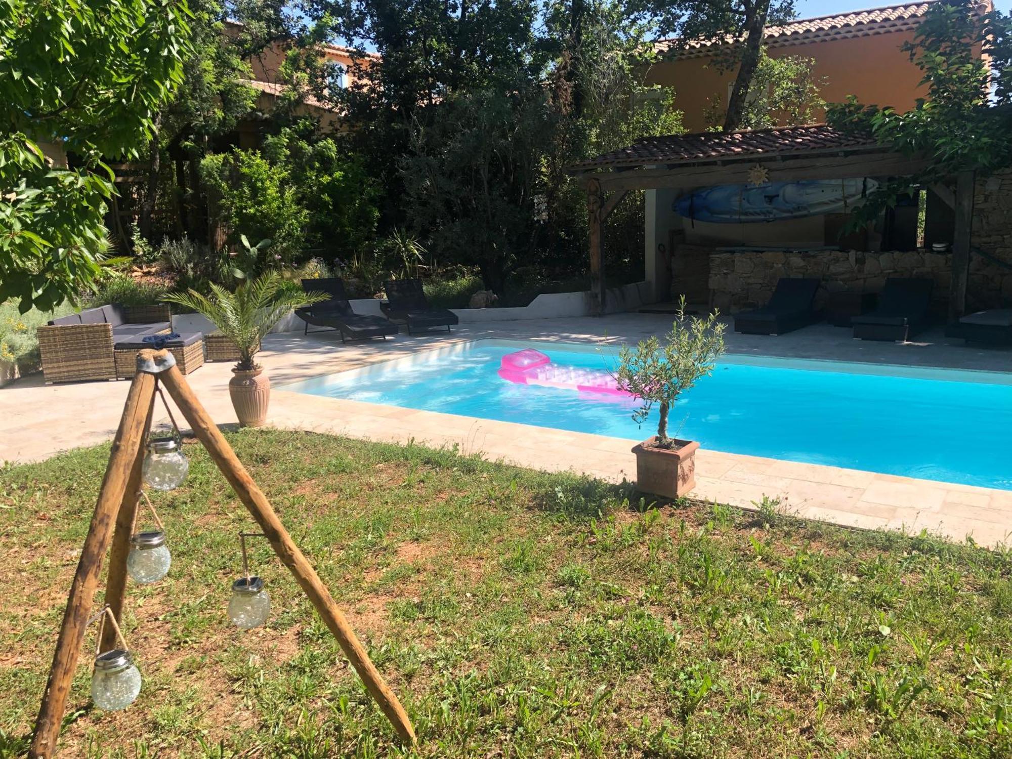 Apartamento Dépendance individuelle Nans-les-Pins Exterior foto